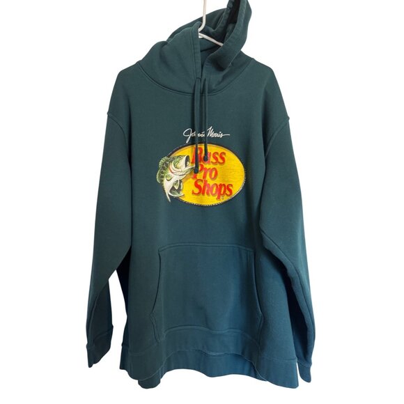 Bass Pro Shop LOGO  Size 3XL Men’s Pullover Hoodie Long Sleeve NWOTPond Green - Picture 3 of 9